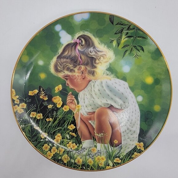 ASHLEY First Issue‎ Plate Collection Treasured Days by Higgins Bond 1987 - Picture 1 of 6